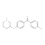 (4-Chlorophenyl)[4-(3-piperidinyloxy)phenyl]-methanone