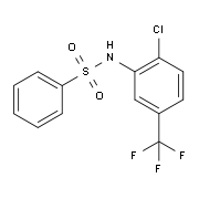 N-[2-chloro-5-(trifluoromethyl)phenyl]benzenesulfonamide