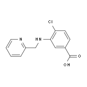 4-Chloro-3-[(pyridin-2-ylmethyl)-amino]-benzoic acid