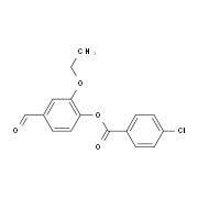 2-Ethoxy-4-formylphenyl 4-chlorobenzoate