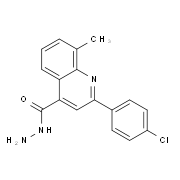 2-(4-Chlorophenyl)-8-methylquinoline-4-carbohydrazide