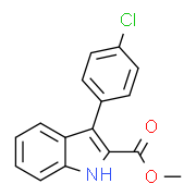 Methyl 3-(4-chlorophenyl)-1H-indole-2-carboxylate