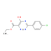 Ethyl 3-(4-chlorophenyl)-5-hydroxy-1,2,4-triazine-6-carboxylate