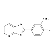 2-Chloro-5-oxazolo[4,5-b]pyridin-2-yl-phenylamine
