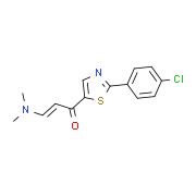 1-[2-(4-Chlorophenyl)-1,3-thiazol-5-yl]-3-(dimethylamino)-2-propen-1-one