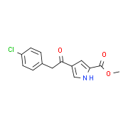 Methyl 4-[2-(4-chlorophenyl)acetyl]-1H-pyrrole-2-carboxylate