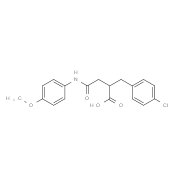2-(4-Chlorobenzyl)-N-(4-methoxyphenyl)-succinamic acid