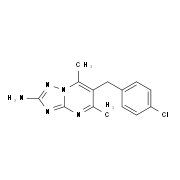 6-(4-Chlorobenzyl)-5,7-dimethyl[1,2,4]triazolo[1,5-a]pyrimidin-2-amine