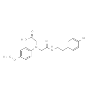 [(2-{[2-(4-Chlorophenyl)ethyl]amino}-2-oxoethyl)-(4-methoxyphenyl)amino]acetic acid