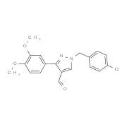 1-(4-Chlorobenzyl)-3-(3,4-dimethoxyphenyl)-1H-pyrazole-4-carbaldehyde