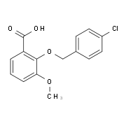 2-[(4-Chlorobenzyl)oxy]-3-methoxybenzoic acid