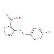 3-[(4-Chlorobenzyl)sulfanyl]-2-thiophenecarboxylic acid