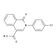 2-(4-Chlorophenyl)-1-oxo-1,2-dihydroisoquinoline-4-carboxylic acid