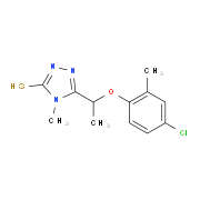 5-[1-(4-Chloro-2-methylphenoxy)ethyl]-4-methyl-4H-1,2,4-triazole-3-thiol