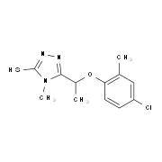 5-[1-(4-Chloro-2-methylphenoxy)ethyl]-4-methyl-4H-1,2,4-triazole-3-thiol