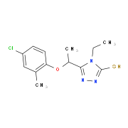 5-[1-(4-Chloro-2-methylphenoxy)ethyl]-4-ethyl-4H-1,2,4-triazole-3-thiol