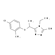 5-[1-(4-Chloro-2-methylphenoxy)ethyl]-4-ethyl-4H-1,2,4-triazole-3-thiol