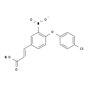 3-[4-(4-Chlorophenoxy)-3-nitrophenyl]acrylic acid