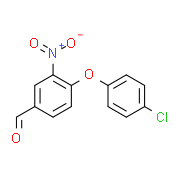 4-(4-Chlorophenoxy)-3-nitrobenzenecarbaldehyde