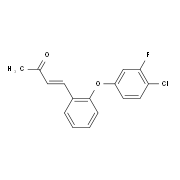 4-[2-(4-Chloro-3-fluorophenoxy)phenyl]-3-buten-2-one