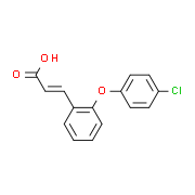 3-[2-(4-Chlorophenoxy)phenyl]acrylic acid