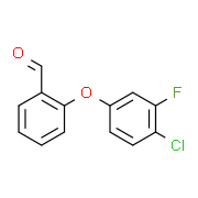 2-(4-Chloro-3-fluorophenoxy)benzenecarbaldehyde