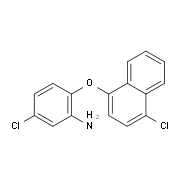 5-Chloro-2-[(4-chloro-1-naphthyl)oxy]aniline