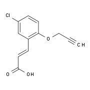 3-[5-Chloro-2-(2-propynyloxy)phenyl]acrylic acid