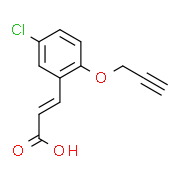 3-[5-Chloro-2-(2-propynyloxy)phenyl]acrylic acid