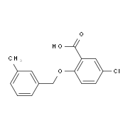 5-Chloro-2-[(3-methylbenzyl)oxy]benzoic acid