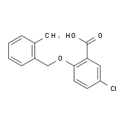 5-Chloro-2-[(2-methylbenzyl)oxy]benzoic acid
