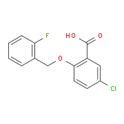 5-Chloro-2-[(2-fluorobenzyl)oxy]benzoic acid