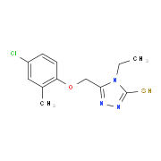 5-[(4-Chloro-2-methylphenoxy)methyl]-4-ethyl-4H-1,2,4-triazole-3-thiol