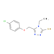 5-[(4-Chlorophenoxy)methyl]-4-ethyl-4H-1,2,4-triazole-3-thiol
