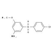3-[(4-Chlorophenyl)sulfonyl]-5-methoxyaniline