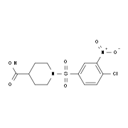 1-[(4-Chloro-3-nitrophenyl)sulfonyl]-4-piperidinecarboxylic acid
