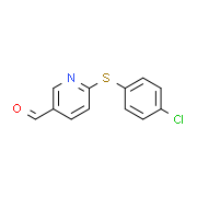 6-[(4-Chlorophenyl)sulfanyl]nicotinaldehyde