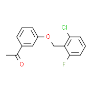 1-{3-[(2-Chloro-6-fluorobenzyl)oxy]phenyl}-1-ethanone