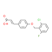 3-{4-[(2-Chloro-6-fluorobenzyl)oxy]phenyl}acrylicacid