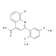 8-Chloro-2-(2,5-dimethoxyphenyl)quinoline-4-carboxylic acid