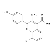 8-Chloro-3-methyl-2-(4-methylphenyl)quinoline-4-carboxylic acid