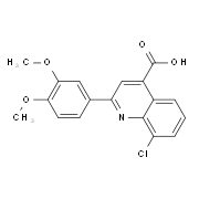 8-Chloro-2-(3,4-dimethoxyphenyl)quinoline-4-carboxylic acid