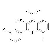 8-Chloro-2-(3-chlorophenyl)-3-methylquinoline-4-carboxylic acid