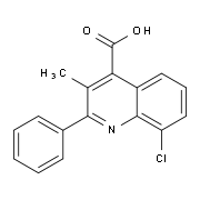 8-Chloro-3-methyl-2-phenylquinoline-4-carboxylic acid