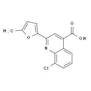 8-Chloro-2-(5-methyl-2-furyl)quinoline-4-carboxylic acid