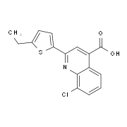 8-Chloro-2-(5-ethylthien-2-yl)quinoline-4-carboxylic acid
