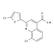 8-Chloro-2-(5-chlorothien-2-yl)quinoline-4-carboxylic acid
