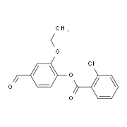 2-Ethoxy-4-formylphenyl 2-chlorobenzoate
