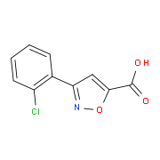 3-(2-Chlorophenyl)-5-isoxazolecarboxylic acid