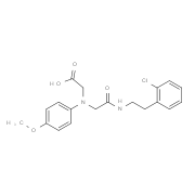[(2-{[2-(2-Chlorophenyl)ethyl]amino}-2-oxoethyl)-(4-methoxyphenyl)amino]acetic acid